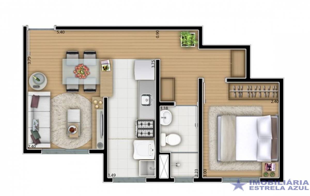 Apartamento no bairro Jaraguá